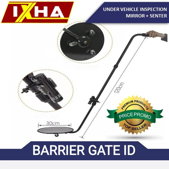 Gambar Under Vehicle Inspection Mirror 254 mm 3 Roda Kolong Mobil + Senter dari Barrier Gate ID undefined Tokopedia