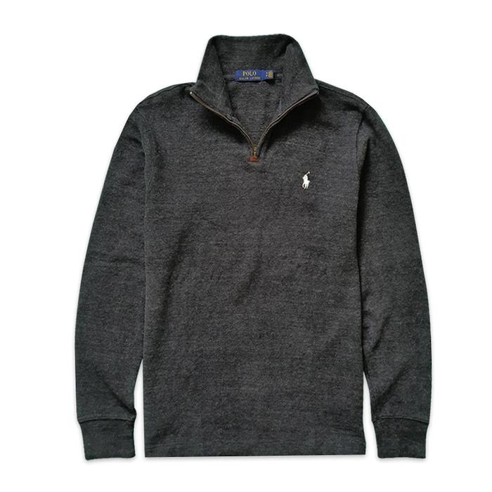 Gambar POLO RALPH Lauren Pullover Half Zip Sweatshirt BLACK MARL - S dari Chois Factory Outlet undefined Tokopedia