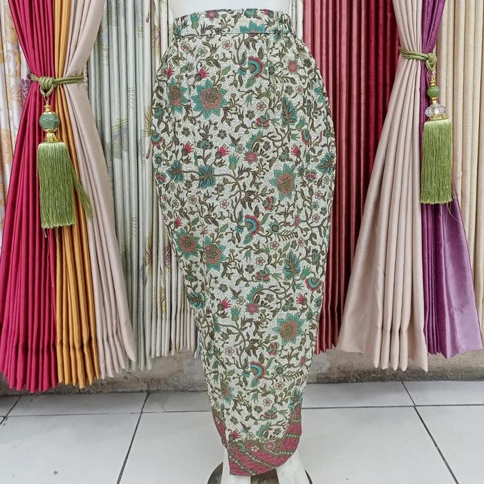 Gambar Rok Batik Span Belah / Rok span bawahan Kebaya / Rok Instan - TANJUNG IJO, XL dari Rara Kebaya Fashion undefined Tokopedia