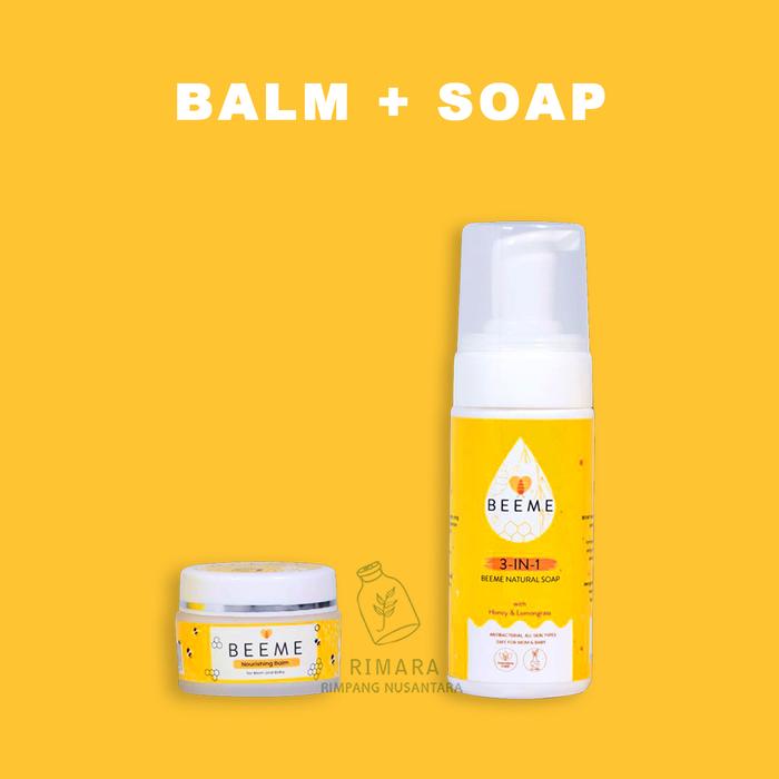 Gambar Beeme Nourishing Balm - Skincare Ibu & Anak 100% Natural - Balm + Soap dari Rimara Store undefined Tokopedia