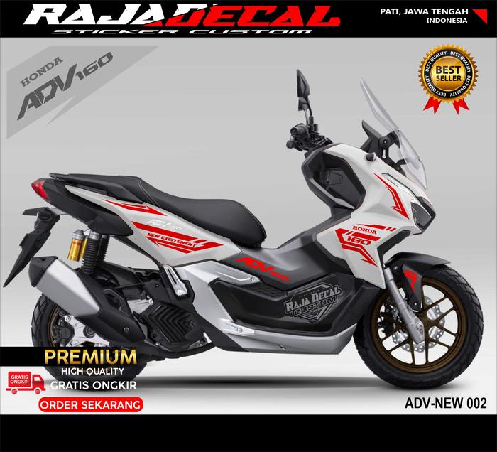 Gambar Cutting Sticker ADV 160 All New - Striping Motor Stiker ADV 160 002 - p merah dari RajaDecal undefined Tokopedia