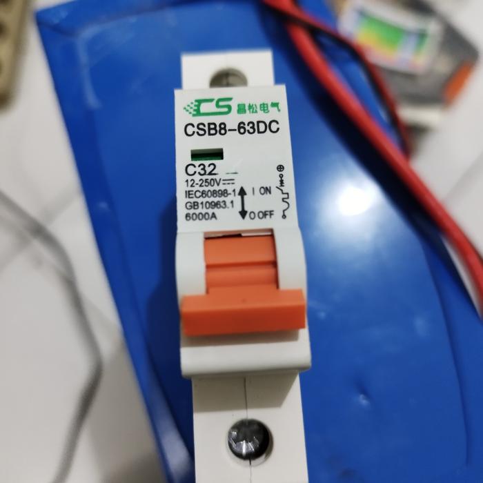 MCB DC 32A 1P CSB8-63DC For Solar Panel System Battery