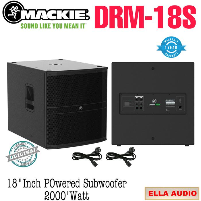 Drm18s Mackie Drm Subwoofer Mackie Thump 18 Mackie DRM18S 2000W 18