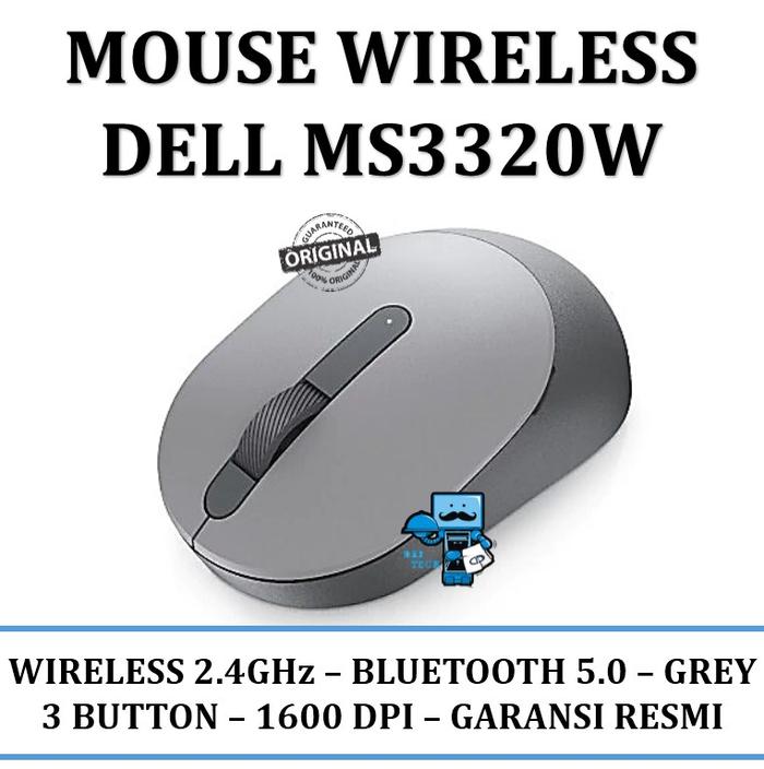 Gambar Dell Wireless Mouse MS3320W - Titan Grey dari Das Livia Computer undefined Tokopedia
