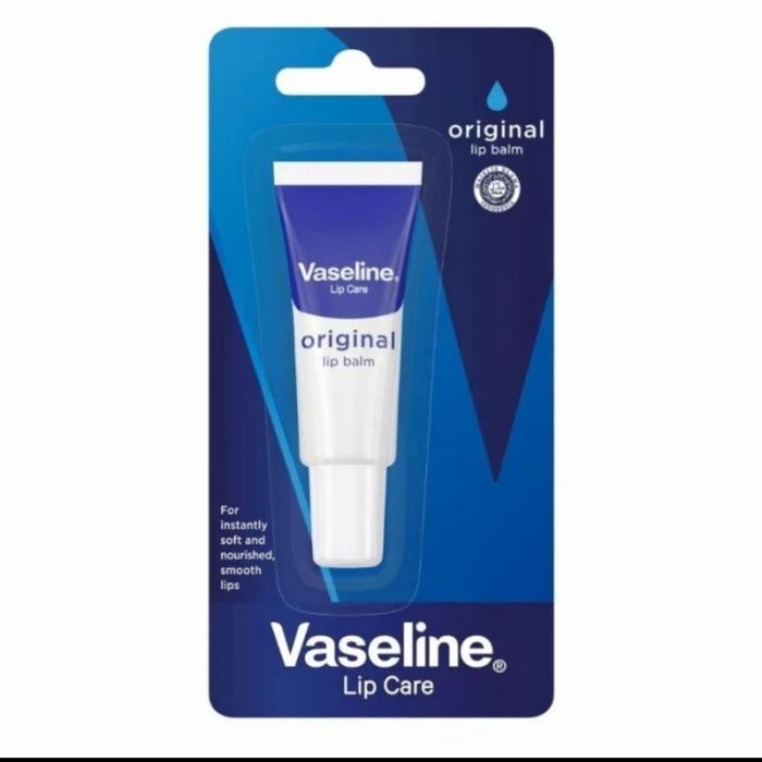 Gambar VASELINE Lip Care Lip Balm Lip Therapy Pelembab Pencerah Bibir 10gr - Biru Original dari The-Necessities undefined 5 Tokopedia
