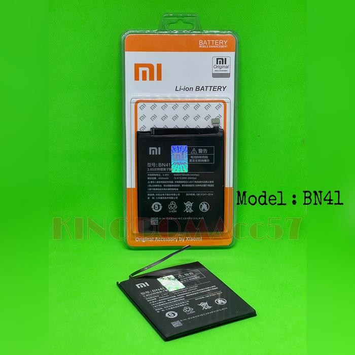 Gambar Baterai Xiaomi BN41 Batre Xiaomi Redmi note 4 Original Battery Bn41 dari KingdomACC57 undefined Tokopedia