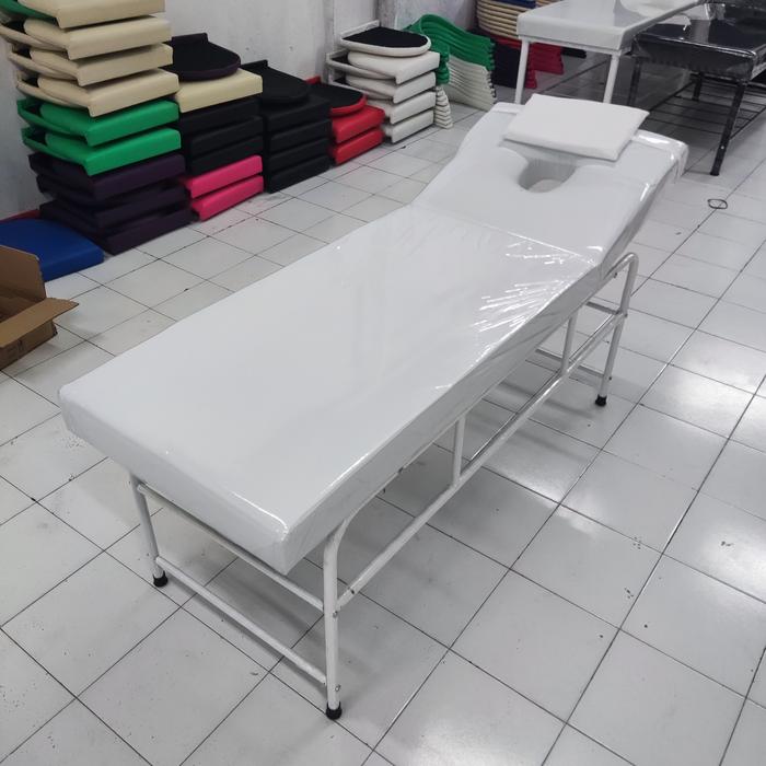 Gambar Kasur Pijat/Kasur Lubang Wajah/Kasur Facial/Kasur Eyelash/Kasur Spa Salon - Putih kecil dari Pusat Alat Salon_NEW undefined Tokopedia