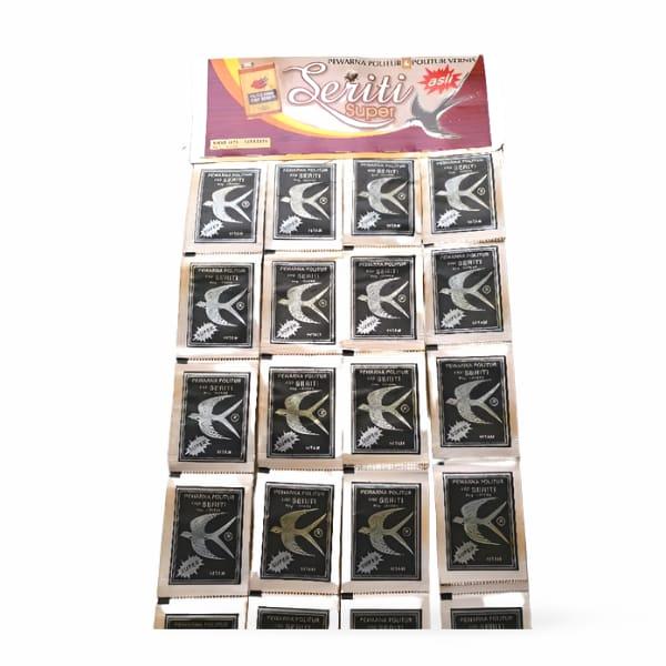Gambar Pewarna politur cap Sriti warna hitam per sachet dari Jaya BersamaStore undefined Tokopedia