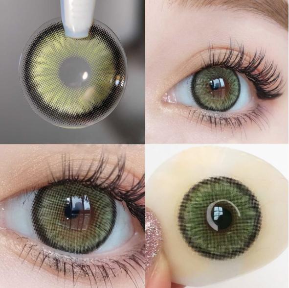 Gambar Softlens Diamond Biru Brown Hijau Normal Minus s.d -6.00 Lensa Korea - DIAMOND-GREEN, -5.50 dari KUKU trend undefined Tokopedia