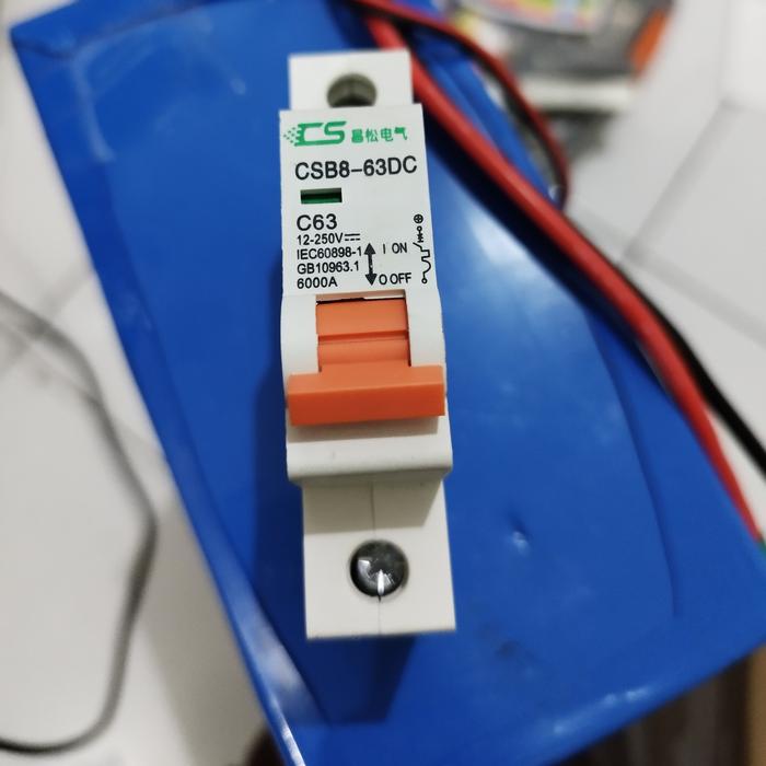 MCB DC 63A 1P CSB8-63DC For Solar Panel System Battery