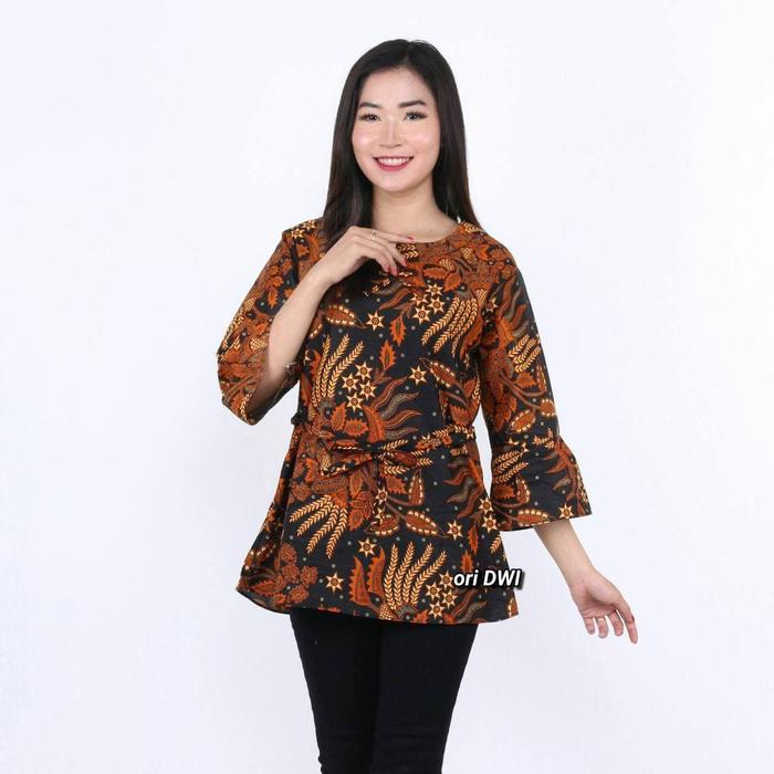 Gambar NEW!!!! APRIVAL BATIK ATASAN/BLOUSE SERAGAM KANTORAN/ATASAN BATIK WANITA TERMURAH MODERN MOTIF RANDOM COD PEKALONGAN - Mgar Cklt, L dari Batik Lisa undefined Tokopedia