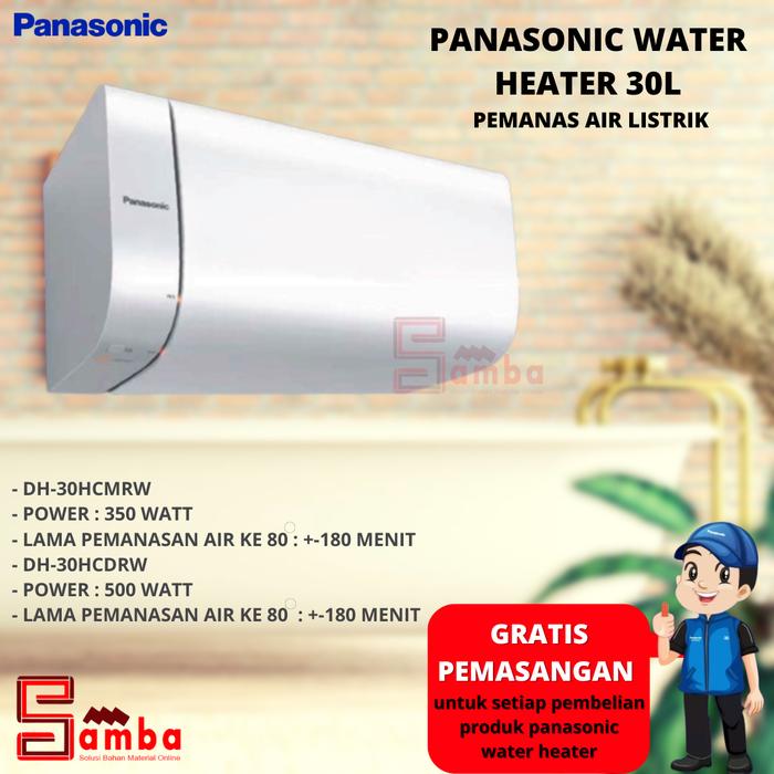 Jual PANASONIC WATER HEATER 30 Liter PEMANAS AIR LISTRIK - 500 WATT - Kota  Tangerang Selatan - Samba_ | Tokopedia