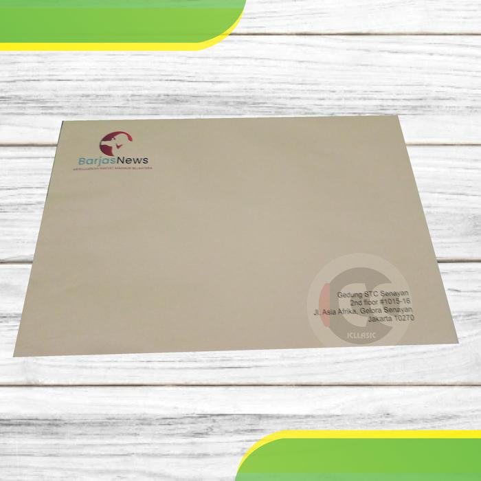 Gambar Cetak Amplop Besar (Folio) - Cokelat dari Icc adv undefined Tokopedia