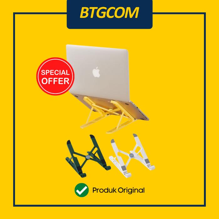 Gambar LAPTOP STAND ROBOT RT-LS03 TABLET HOLDER PORTABLE LIPAT ANTI SLIP dari btgcom undefined Tokopedia