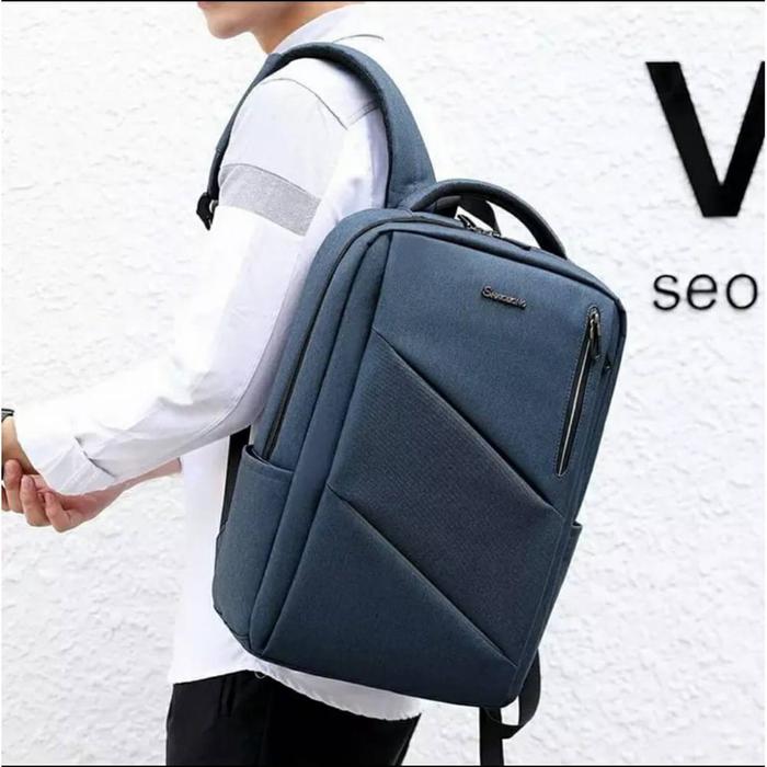 Gambar Geray Gelay - CLUB Tas Ransel Pria Distro Backpack Laptop tas punggung - Navy Blue dari Geray Gelay undefined Tokopedia