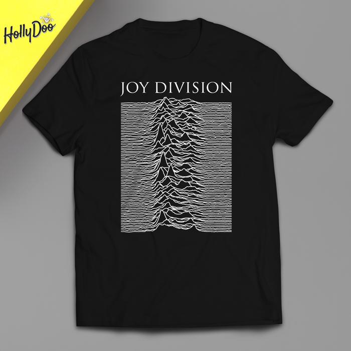 Gambar Kaos Joy Division - Unknown Pleasures Baju Rock Size S-XXXL HollyDoo - S dari HollyDoo undefined Tokopedia