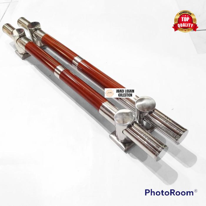 Gambar Handle pintu rumah panjang 60cm stainless gagang pintu rumah - Natural dari Abadi logam colection undefined Tokopedia