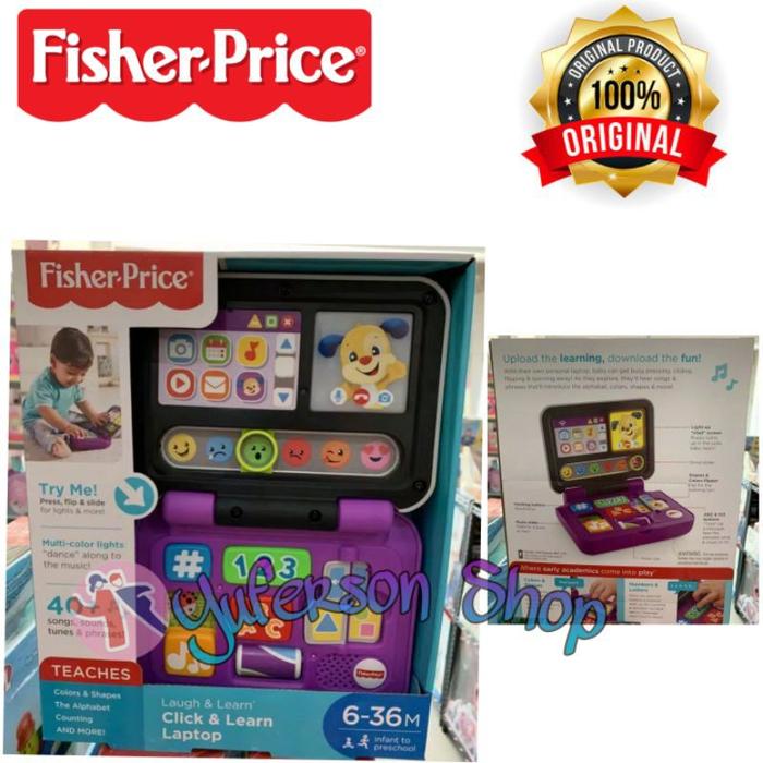 Gambar Fisher Price L&L Connect Laptop Cowok Cewek Set Hadiah Game - New Model dari Yuferson Shop undefined 5 Tokopedia