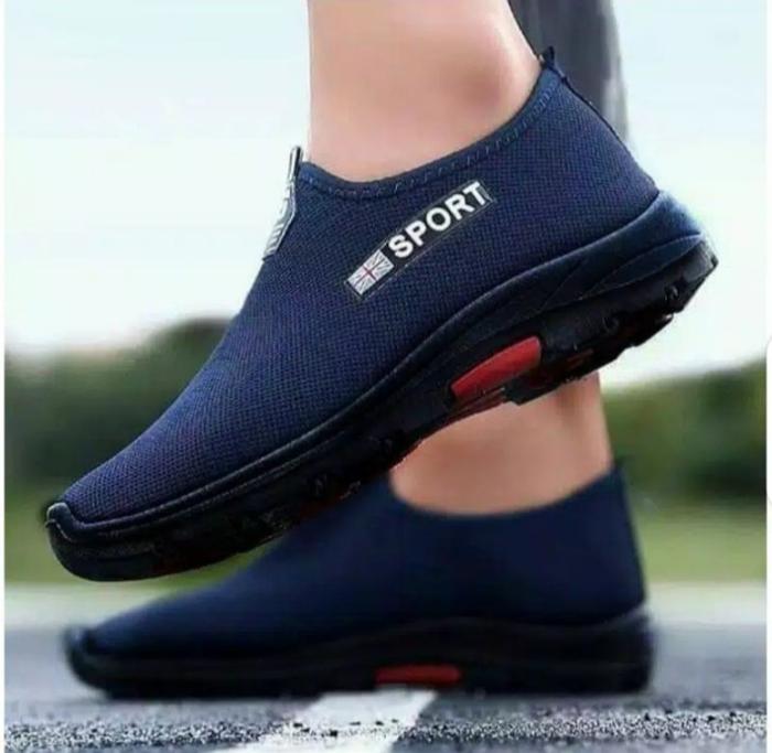 Gambar Sepatu pria slip on sport england tanpa tali promo sepatu casual - navy, 43 dari Nuzukaye Shoes undefined Tokopedia