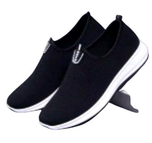 Gambar Sepatu pria sneakers slip on onke polos tanpa tali casual kets murah - Hitam, 39 dari Nuzukaye Shoes undefined Tokopedia