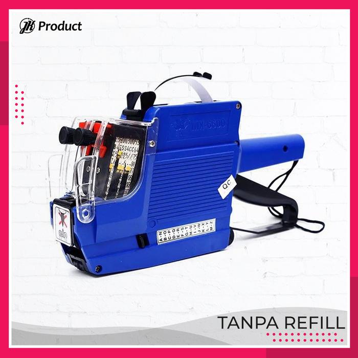 Gambar Alat Cetak Stempel Label Harga 2 Baris Labeller Tool Produk Toko 3 Rol - Tanpa Refill dari JK Product Store undefined Tokopedia