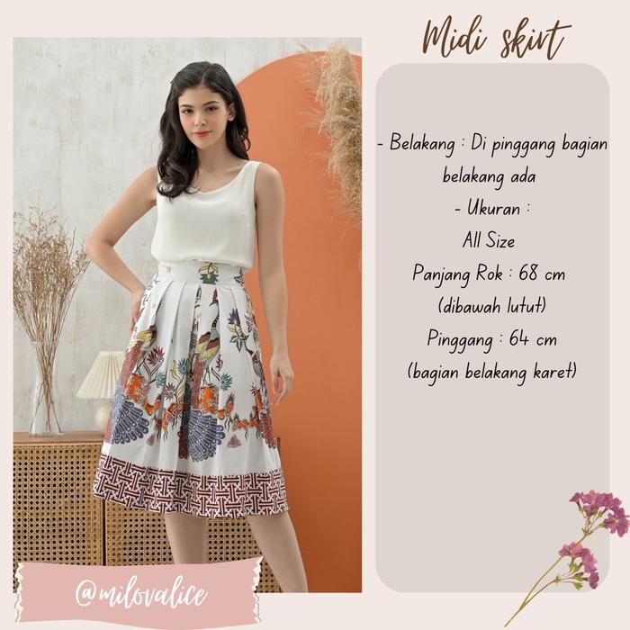 Gambar Set Batik Modern / Baju Batik Couple Kondangan / Seragam Kantor - BBC - Skirt-294, Standar dari Milovalice undefined Tokopedia