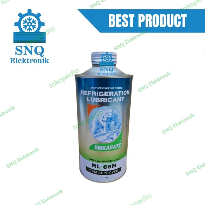 Gambar Oli RL68H EMKARATE 1L untuk freon R134a, R404a, R507, R407c, R32, R410 dari SNQ Elektronik undefined Tokopedia