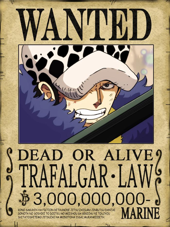 Gambar wall decor / pajangan dinding one piece trafalgar law1 - 3milyar bely dari muniration undefined Tokopedia