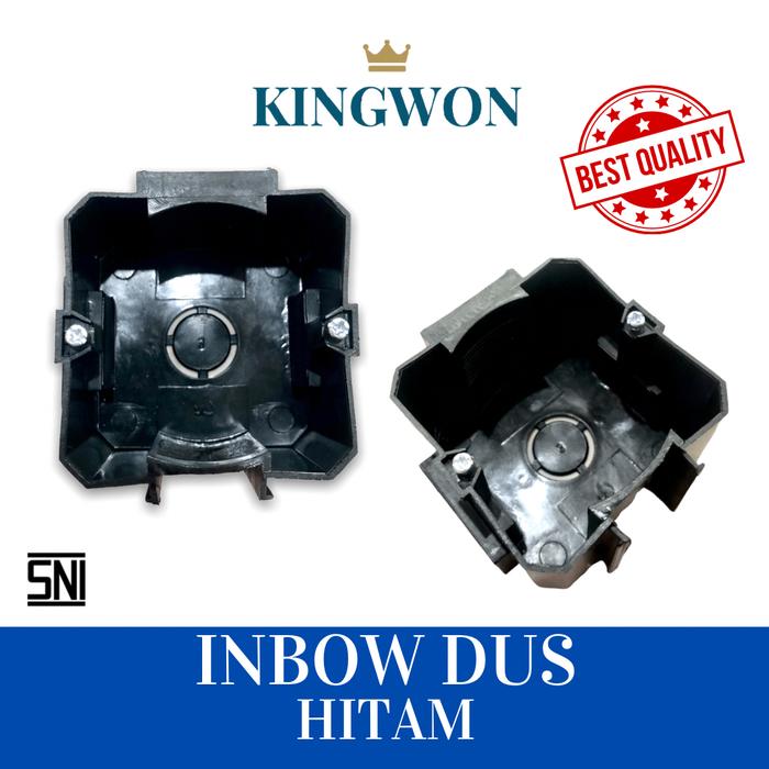 Gambar SAKLAR LAMPU INBOW SWITCH ON LAMP PREMIUM SERI ENGKEL STOP KONTAK SNI DEXICON Putih Kabel tempel dinding - IB DUS dari Kingwon.id undefined Tokopedia