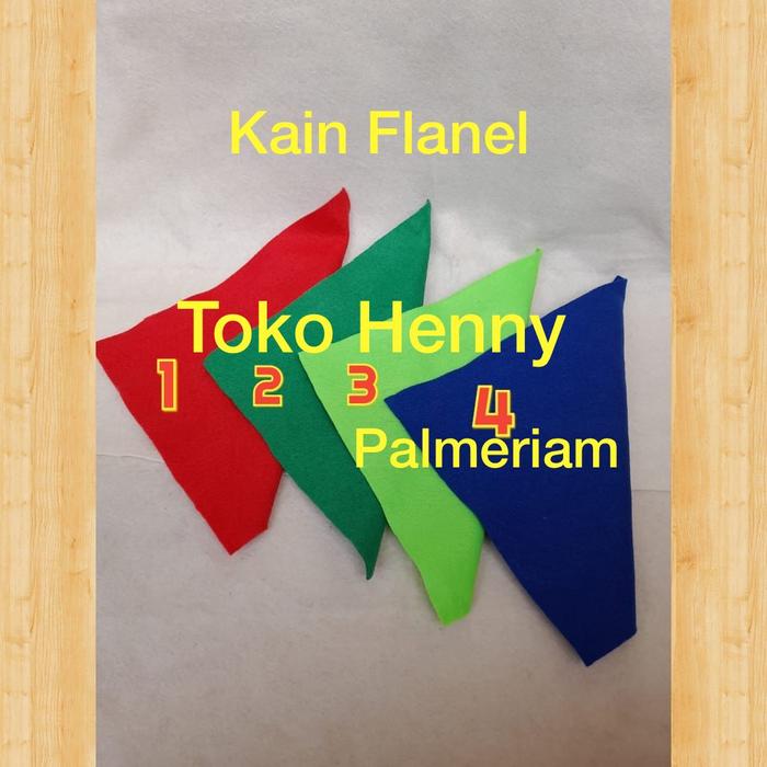 Gambar Kain Flanel Kotak kecil ukuran sekitar 23 x 23 cm dari TOKO HENNY PALMERIAM undefined Tokopedia
