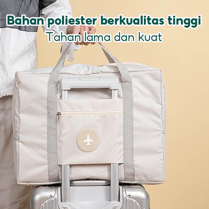 YH TAS TRAVEL BESAR LIPAT HAND CARRY ANTI AIR TRAVEL BAG WATERPROOF Tosca