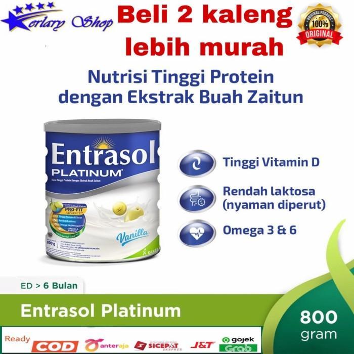 Gambar [NEW] PRODUK ENTRASOL PLATINUM 800GR / ENTRASOL PLATINUM 400GR RASA - Vanila, 400gr dari Glasswing Butterfly undefined Tokopedia