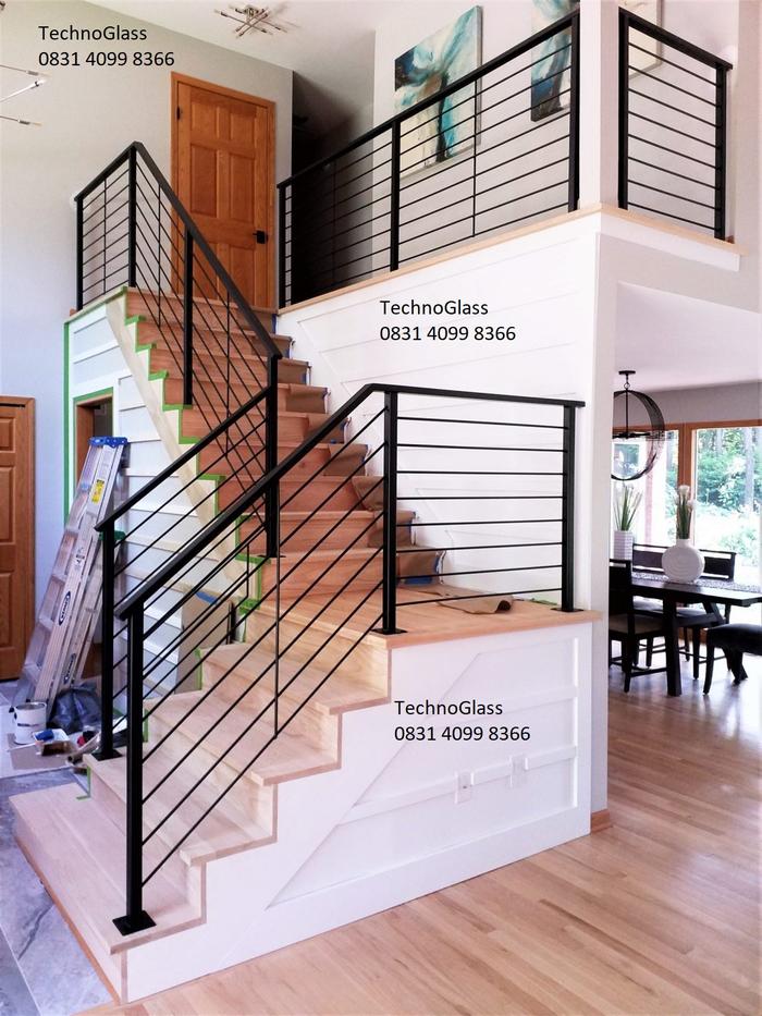 Jual Railing Tangga Besi / Railing Balkon Besi / Custom Railing Besi ...