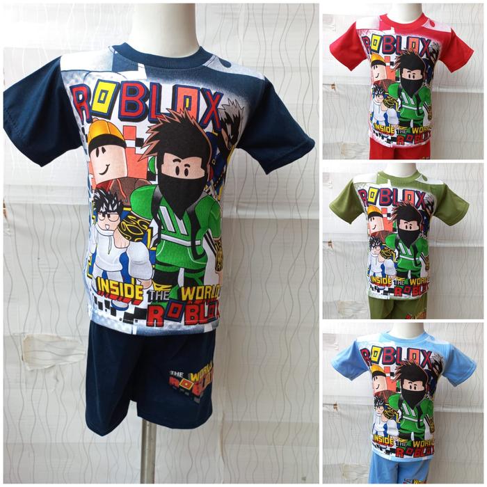 Gambar Baju Kaos Setelan Murah Anak Laki Gambar Roblox in the world terbaru - random, 4 dari JC SHOP89 undefined Tokopedia