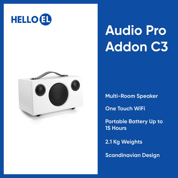 Gambar Audio Pro Addon C3 C 3 Portable Multi Room Speaker - Putih dari Hello El Official undefined Tokopedia