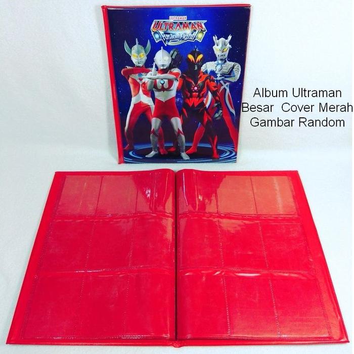 Gambar Album Kartu Ultraman Besar kapasitas 144 pcs - Merah dari Pelangi Mainan undefined Tokopedia