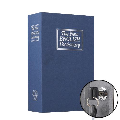 Gambar Safety Box - Brankas Mini Model Buku - Brangkas Penyimpanan Uang Emas Metal - S Navy Kunci dari I Like This undefined Tokopedia