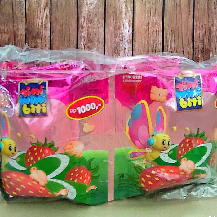 Gambar Tini Wini Biti cookies isi 10sachet/pack - Strawberry dari STARSNACK SURABAYA undefined Tokopedia