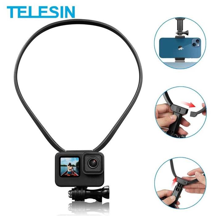 Gambar Neck Holder Bracket Kalung Go Pro Action Cam Smartphone dari de.er store undefined Tokopedia