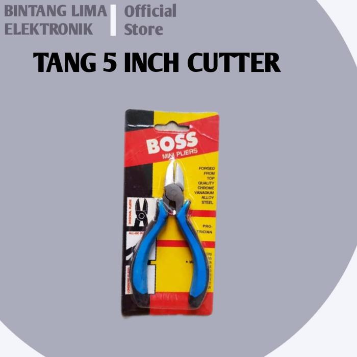 Gambar Tang 5 Inch Cutter /Combination/Long Nose Merk BOSS - Tang Cutter dari Bintang Lima Elektronik undefined Tokopedia
