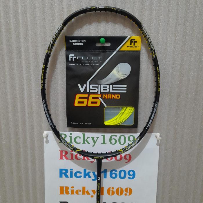 Gambar RAKET BADMINTON FELET SPORT FORCE - SUPER SLIM SHAFT - 40 LBS ORIGINAL - YELLOW, 4U (82g) dari Ricky1609 undefined Tokopedia