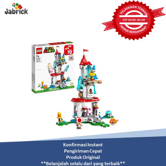 Gambar LEGO 71407 Super Mario Cat Peach Suit and Frozen Tower Expansion Set dari Jabrick Rumah LEGO undefined Tokopedia