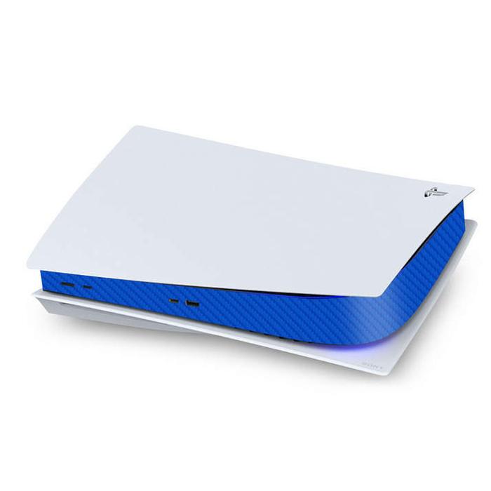 Gambar PS5 Center / Middle / Tengah Skin Strip Cover Sticker Digital Version - Carbon Blue, PS5 DIGITAL dari KURATA STORE undefined Tokopedia