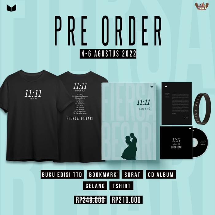 Gambar Preorder Buku Albuk 2 11:11 New Cover karya Fiersa Besari - BUKU + MERCH dari LINIBUKU undefined Tokopedia