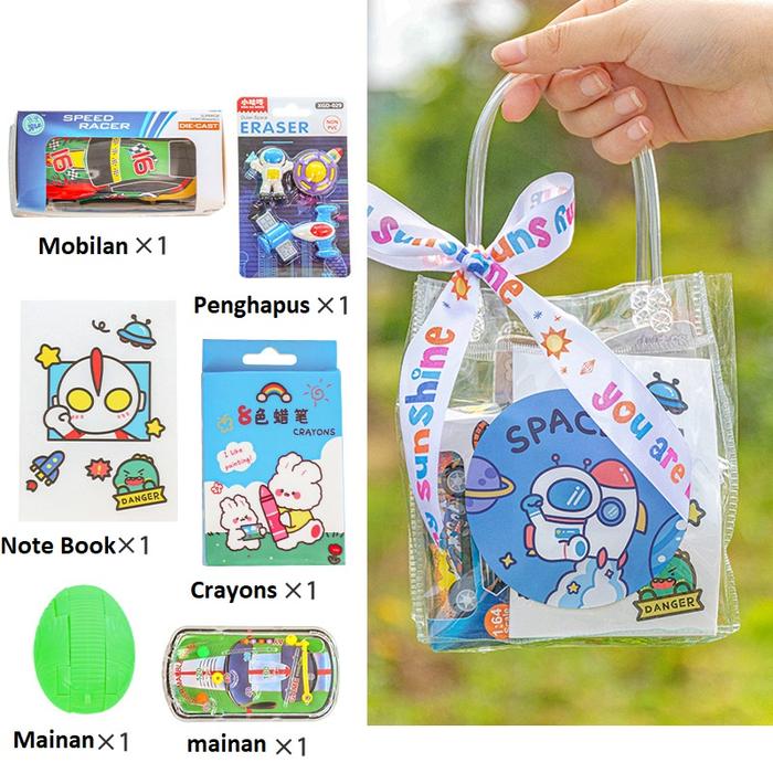 Gambar Stationery Mini Hadiah Alat Sekolah Dan Mainan Anak Kecil AT0096 - Space dari Suka Senang Sekolah undefined Tokopedia