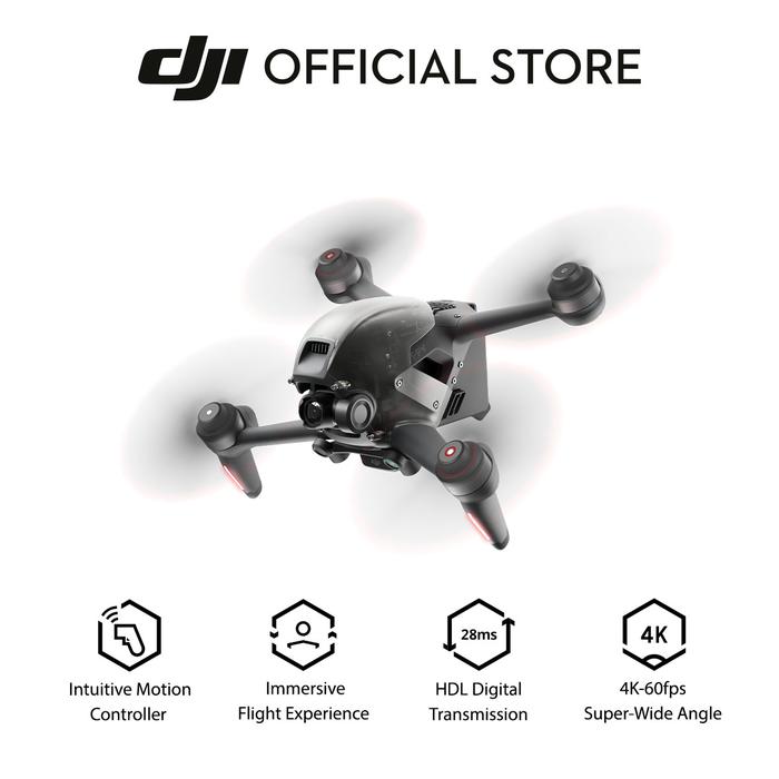 Promo DJI FPV Combo 4K/60fps, 150° View, New FPV Goggles Garansi 1