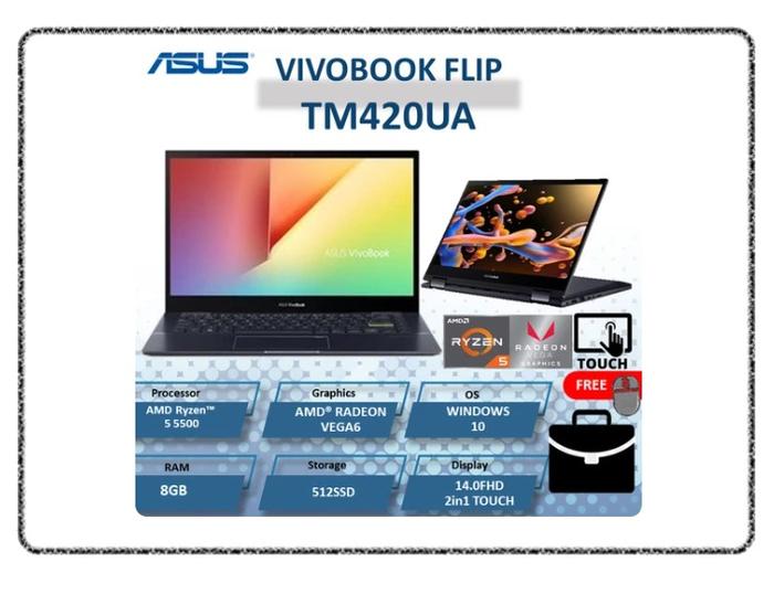 Jual ASUS VIVOBOOK TM420IA RYZEN 4500U 8GB 512GB SSD 14