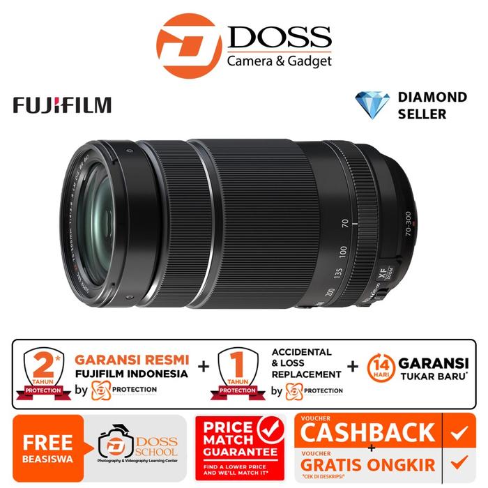 Gambar FUJIFILM XF 70-300mm f/4-5.6 R OIS WR Lens X Mount - XF 70-300mm dari DOSS Camera & Gadget undefined Tokopedia