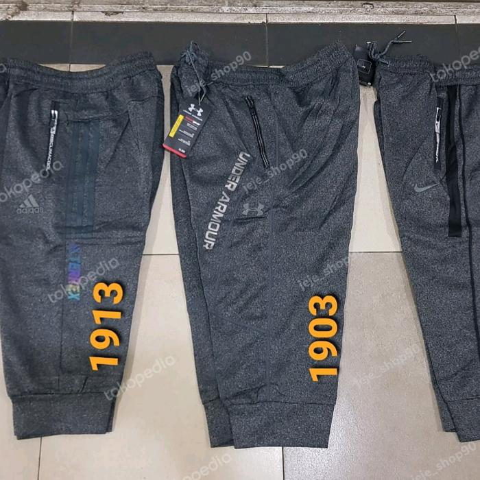 Gambar CELANA TRAINING JOGGER PENDEK IMPORT GRADE ORI MURAH BERKUALITAS - Abu Muda, 5XL dari Sportswear Shop_NEW undefined Tokopedia