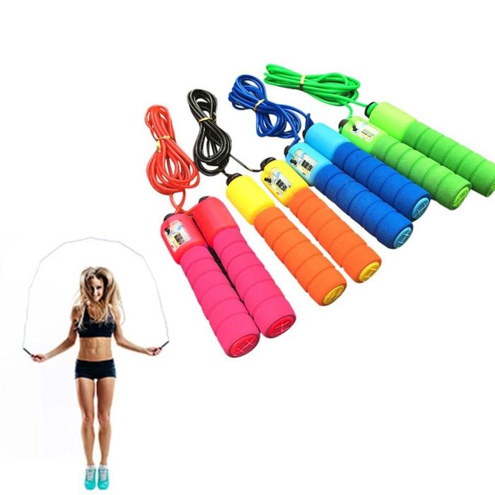 Gambar Skipping Rope Alat Olahraga Tali Fitness Aksesories Counter Hitung Gym - Random dari Sejati Official Store undefined Tokopedia